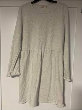 Betsey’s Boutique XL Heather Gray Sweatshirt Dress – Cozy Long Sleeve